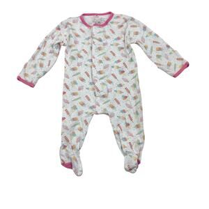 E=MC2 Magnetic Frozen Treats Magnet Closure Footed Sleeper